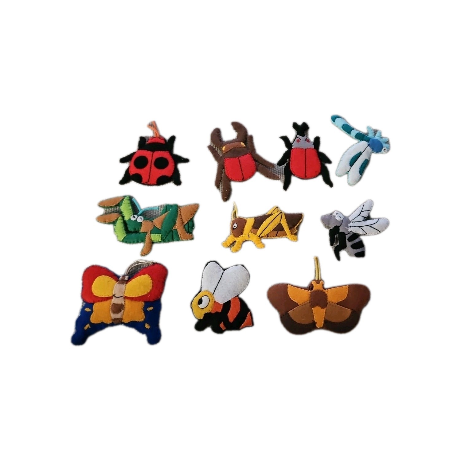 10 Felt Storytelling Insects