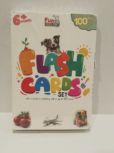 NEW! Educational Flash Cards Set For Kids Ages 6mo+ 100 cards Included