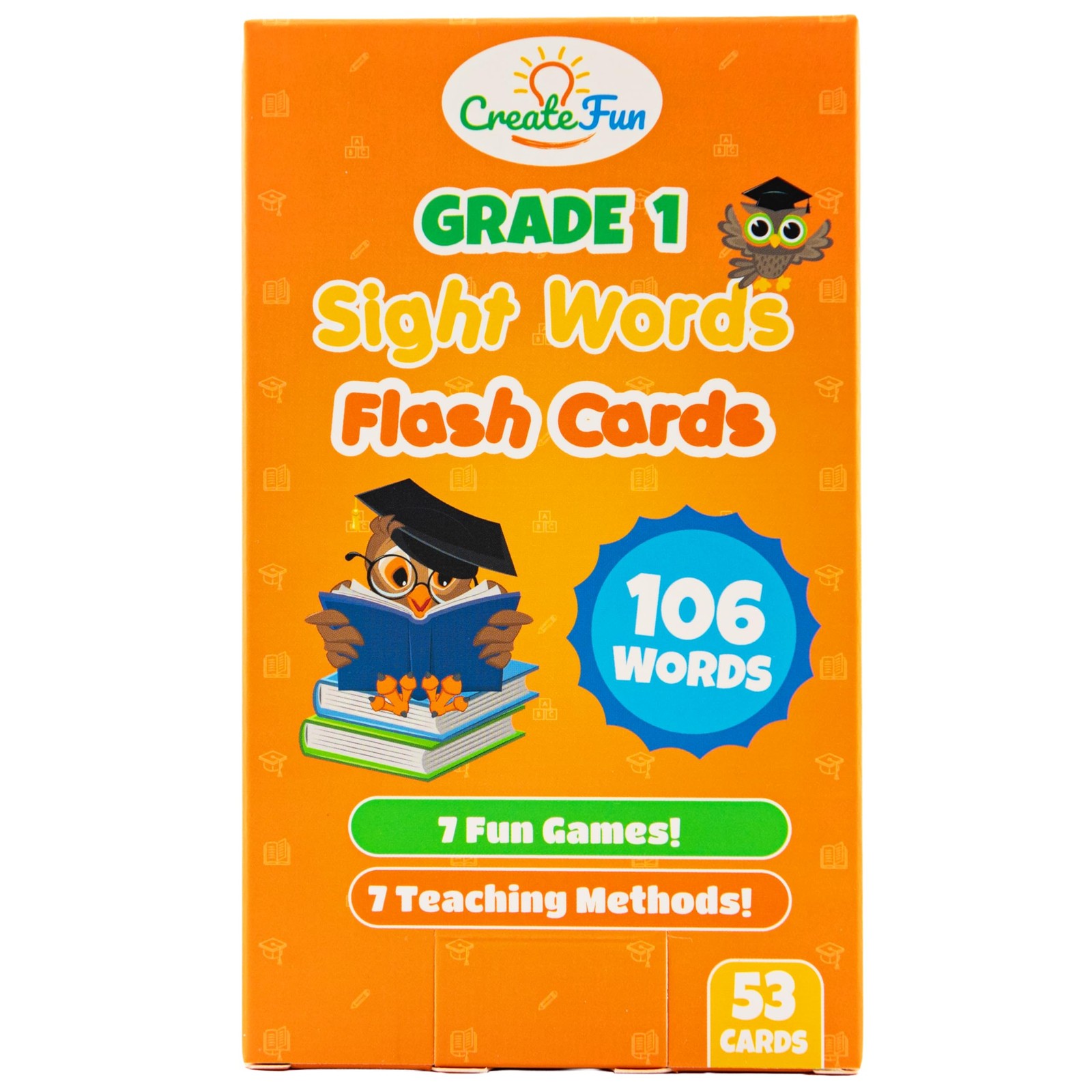 106 Sight Words Flash Cards 1st Grade for Kids Ages 56, Dolch & Fry Sight Wor…