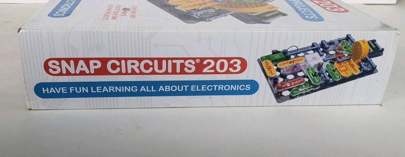 Snap Circuits 203 Electrical Project Kit 200+ Projects Elenco Complete
