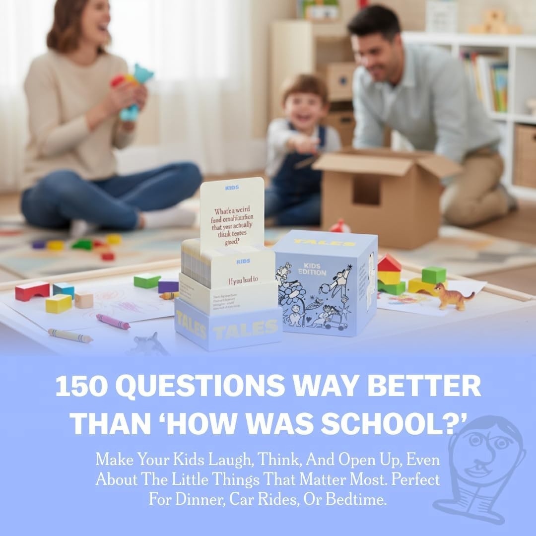 Interactive Kids Edition Conversation Cards – Family Bonding