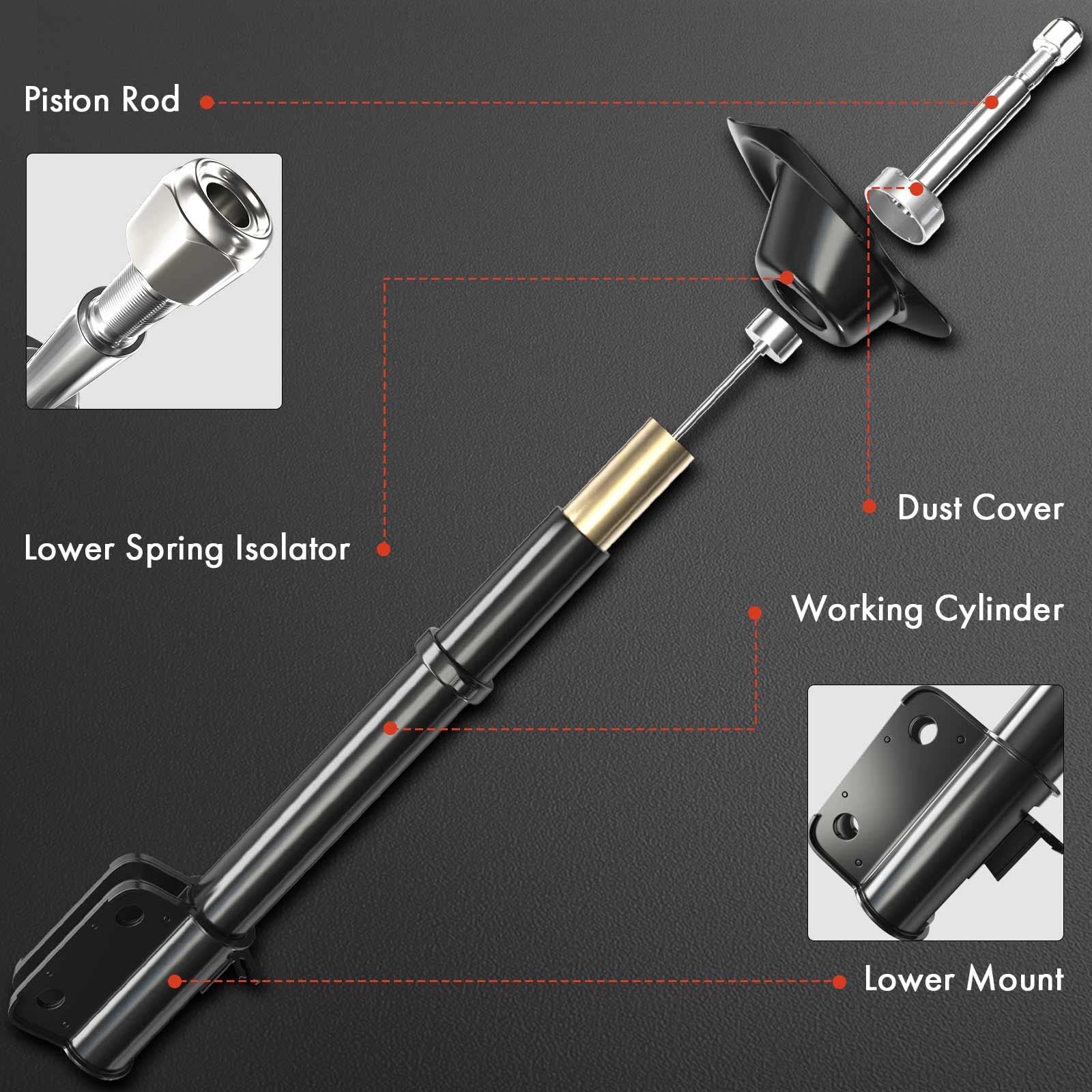 A-Premium Front Shock Strut Compatible with BMW 325xi 2006, 328i xDrive 2009-…