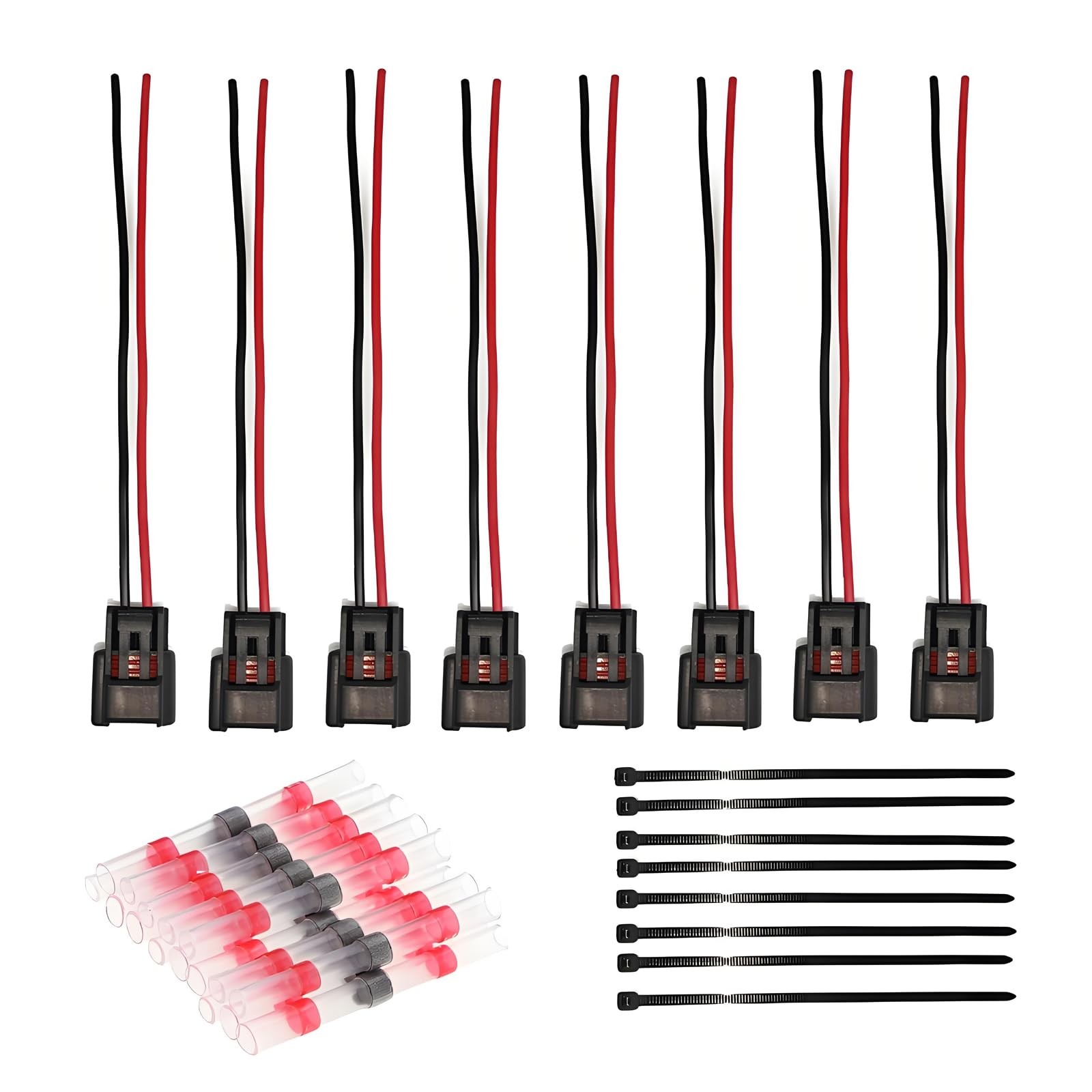 Set of 8 Ignition Coil Module Connector Replacement for 4.6L 5.4L 6.8L Ford