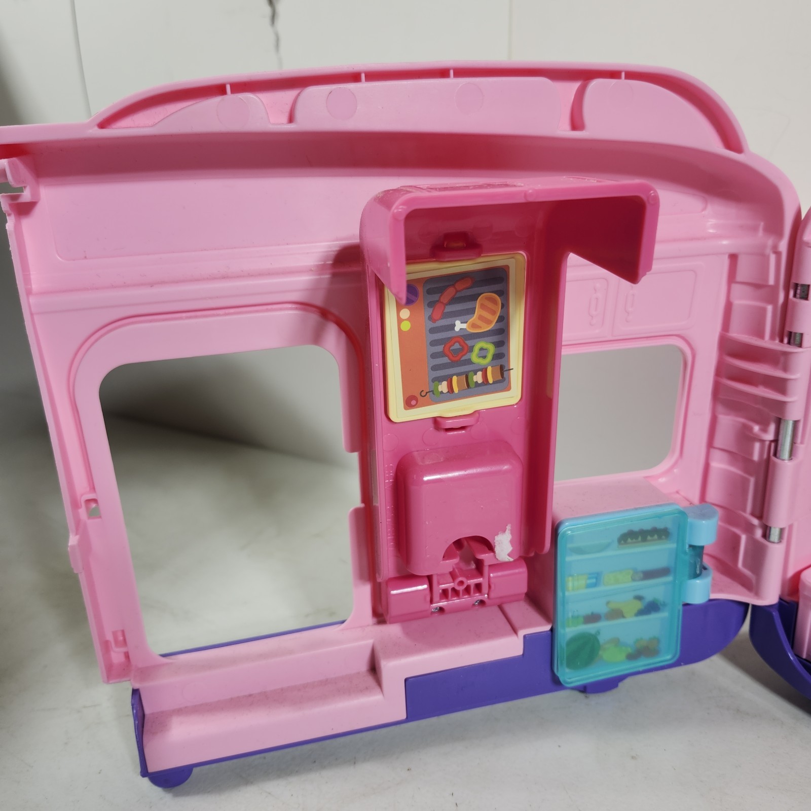 VTech Starlight Vacation Camper Pink Teaching Kids Toy Vehicle Tested Works
