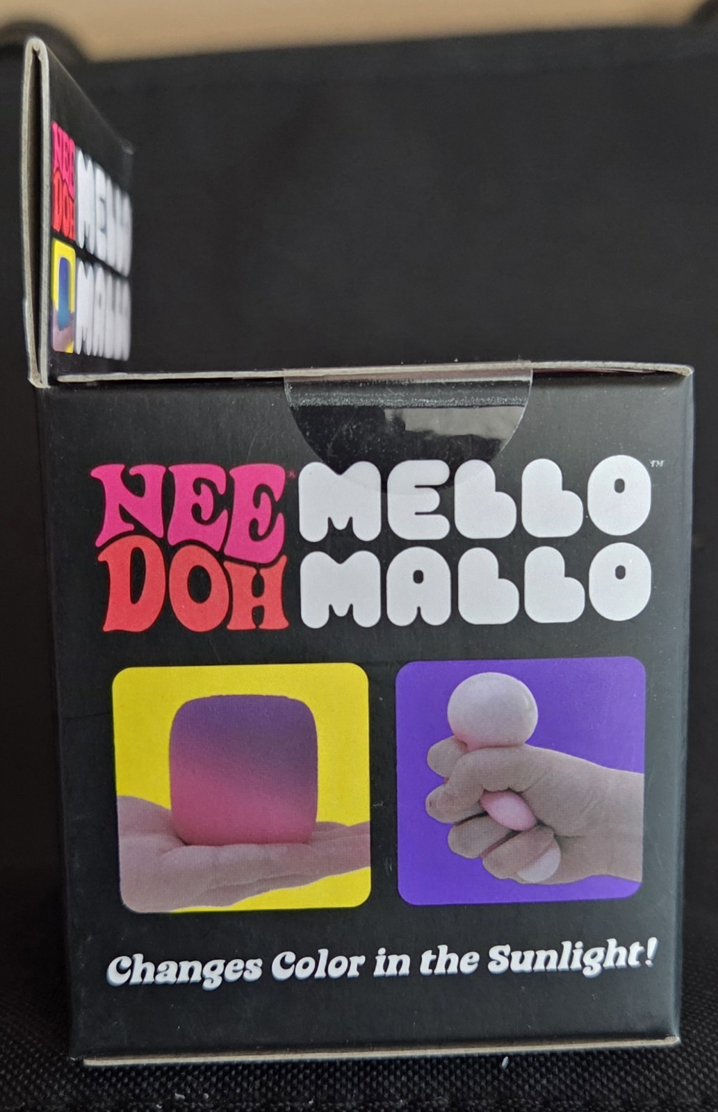 NEW Nee Doh Mello Mallo Color-Changing Marshmallow Squishy Squeeze Ball Pink