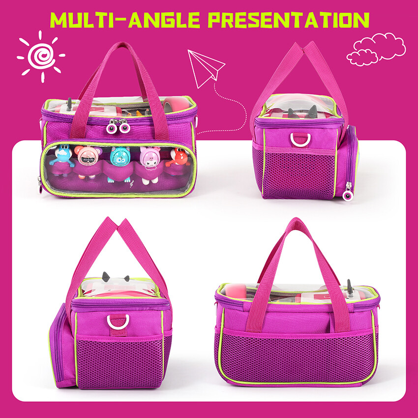 Transparent Lid Storage Bag Organizer Carrying Case Box for TONIEBOX Starter