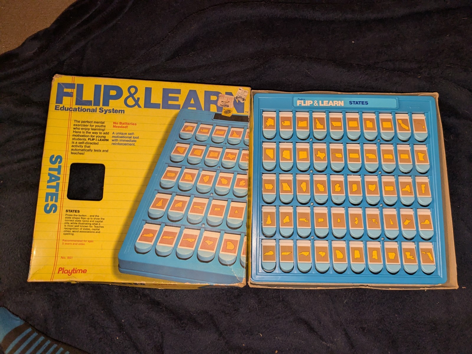 Playtime Vintage United States and Capitol Flip & Learn Homeschool Interactive
