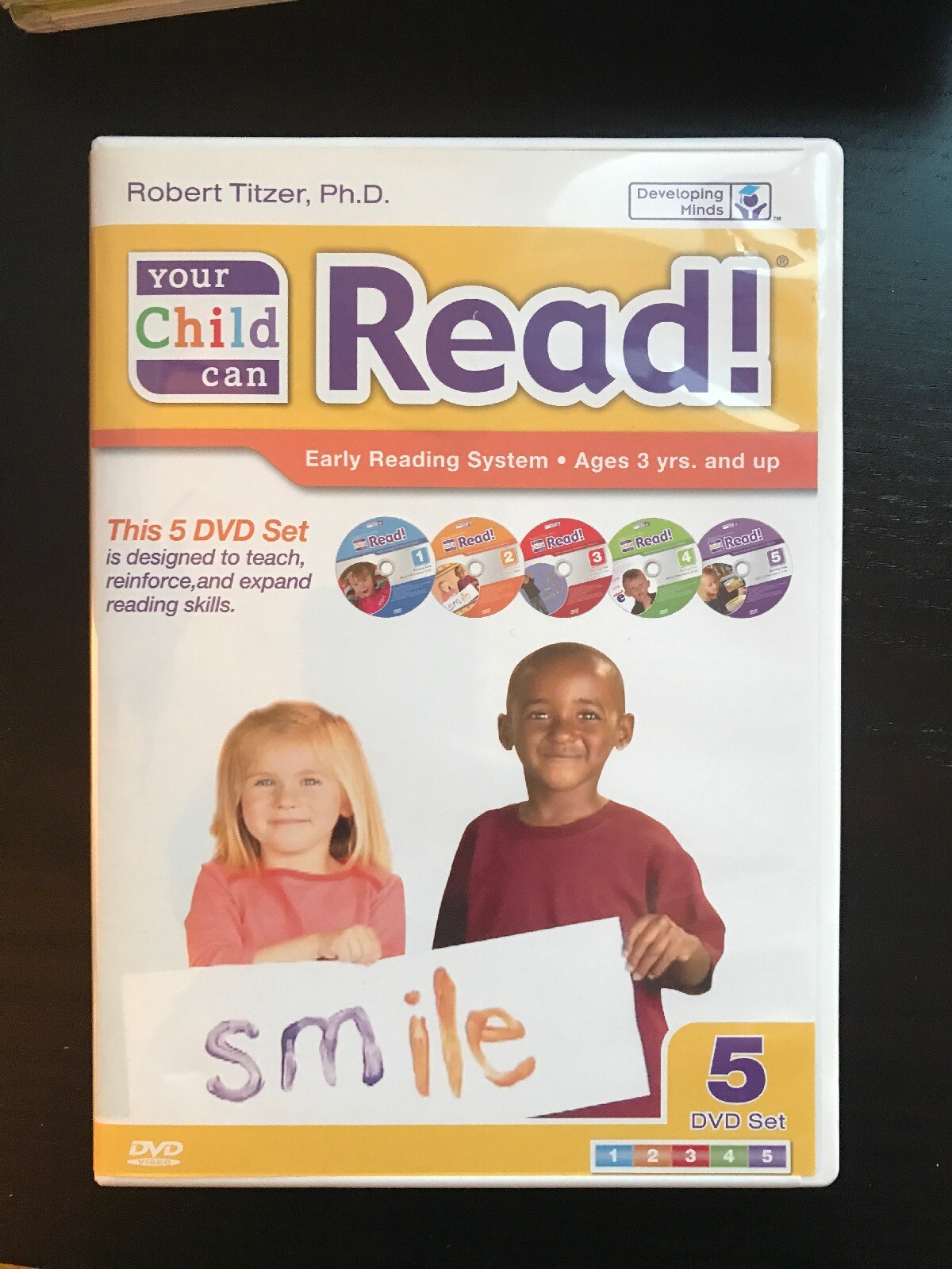 New- Your Child Can Read 5 DVD Set-By Robert Titzer, Ph.D. UPC:815157019269
