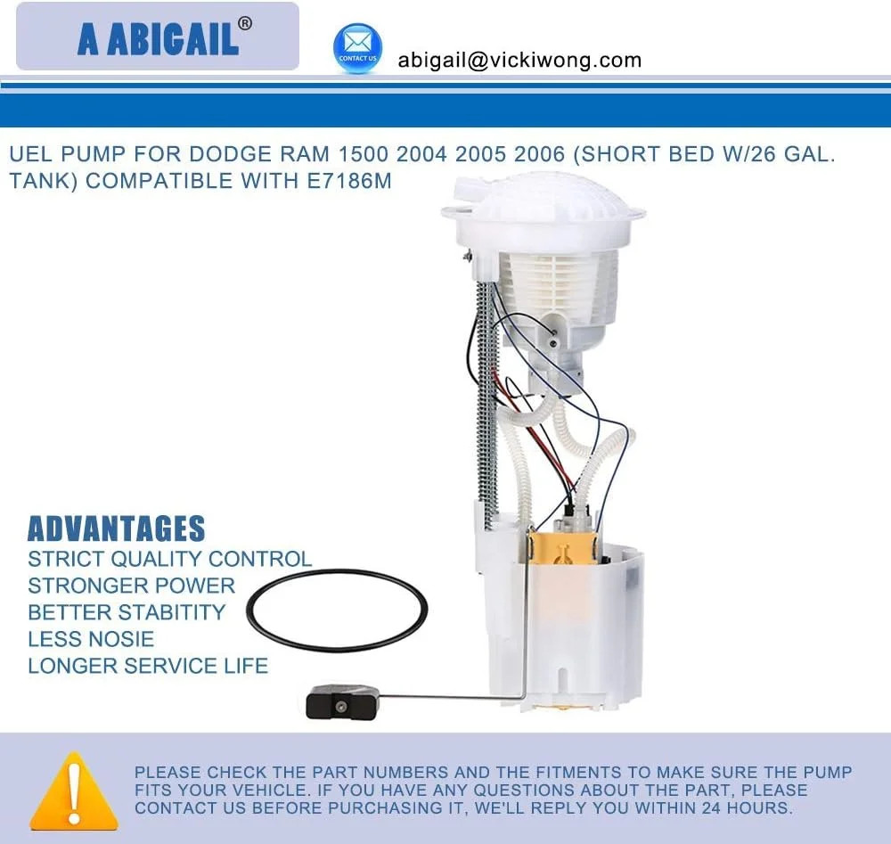 Fuel Pump Replacement for DODGE RAM 1500 2004 2005 2006 3.7L 4.7L 5.7L (Short Be