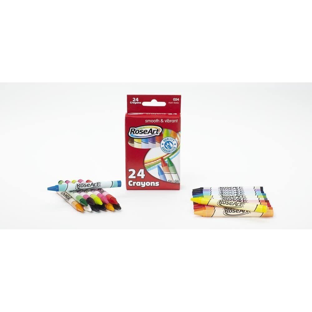 RoseArt 24-Color Crayons, Packaging May Vary (DFB75)