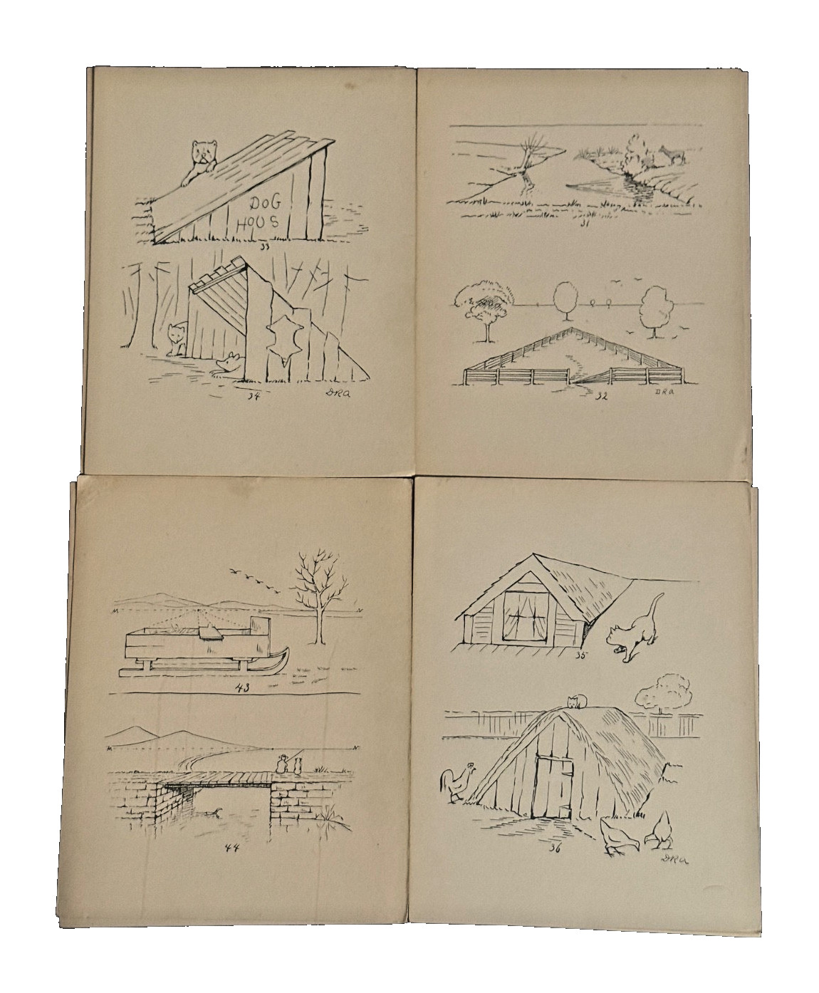 Augsburg’s Drawing Cards Set IV “Things Like a Prism” c1900 Art Education Ephema