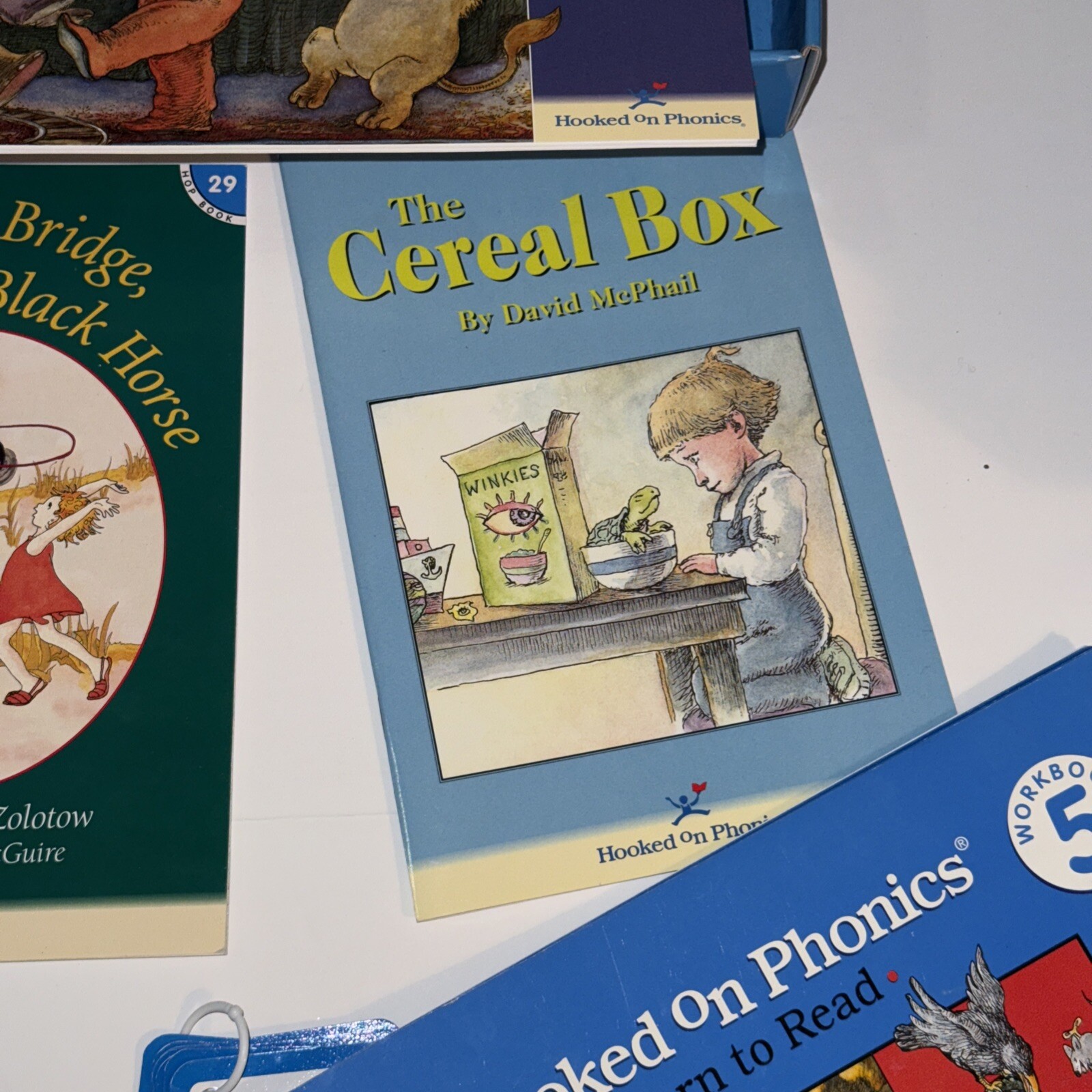 Hooked on Phonics Learn to Read Level 5 Complete Audio Cassette Workbook Cards