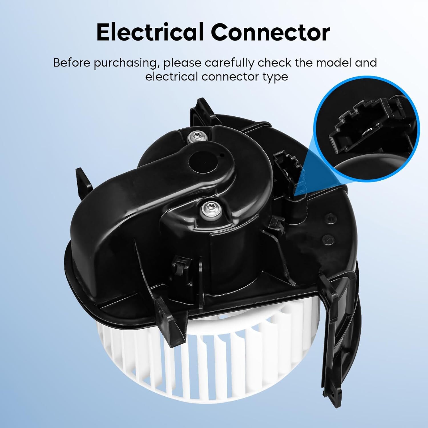 (Front) HVAC Blower Motor w/Fan for 2007-2015 Audi Q7 2004-2010 Volkswagen