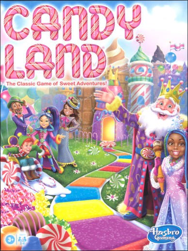 Hasbro Candy Land Board Game for Kids Ages 3+ – Classic Color Matching Family