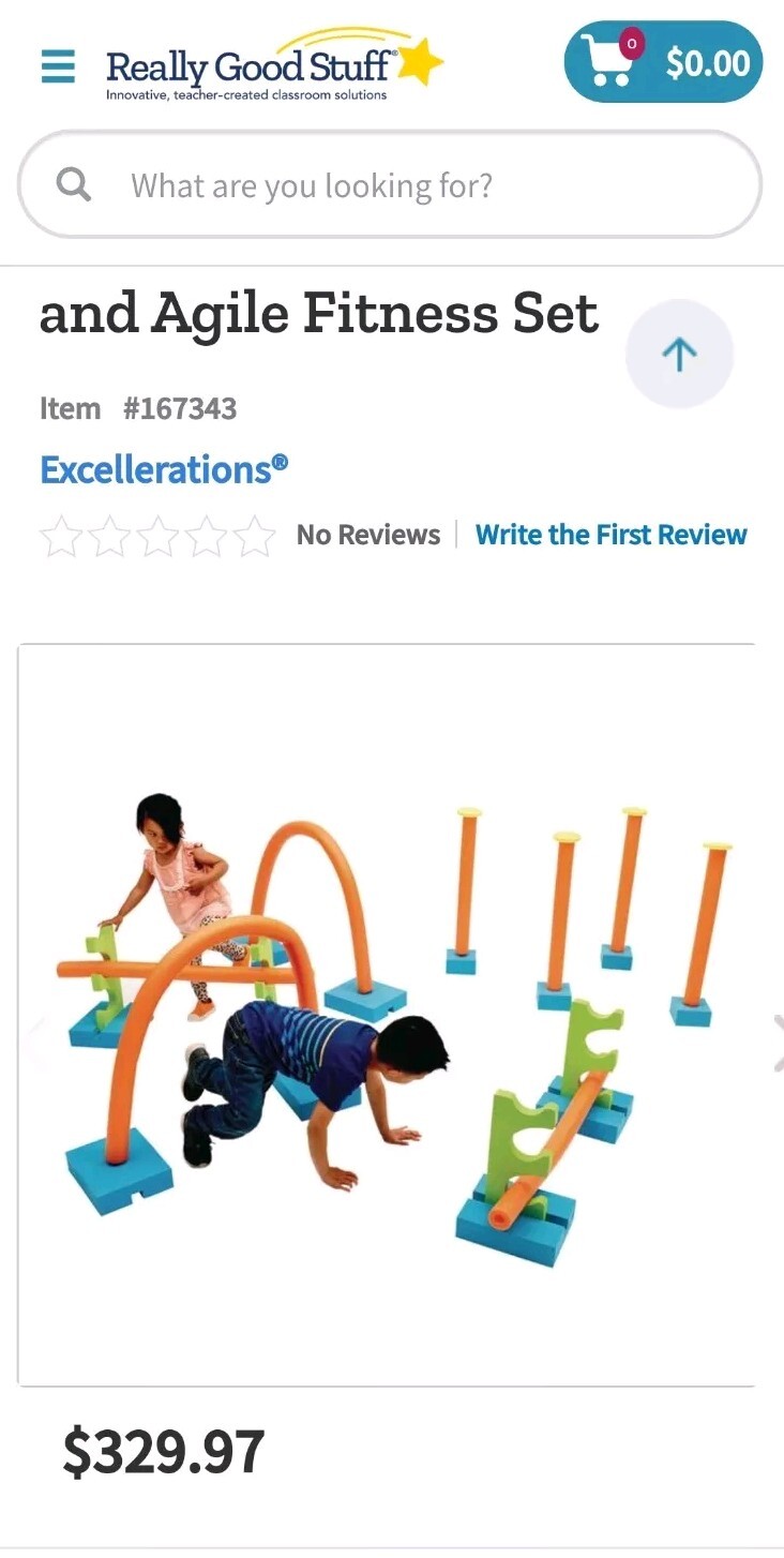 Excellerations Active & Agility Movement Set For Kids Gross Motor Skills