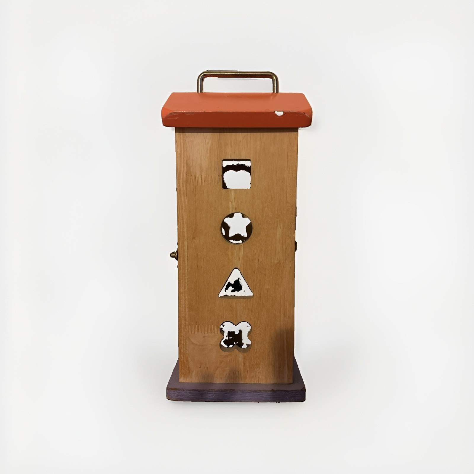 Peek-a-Zoo Wooden Educational Number Lock Box Puzzle w/ Animal Shape Blocks