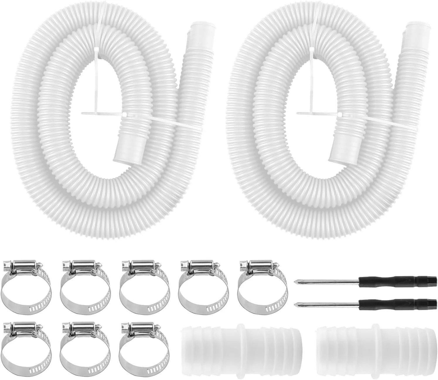 Pool Hoses for Above Ground Pools, 4 Pack 1.25 x 59 Inch Pool Filter Pump Hoses,