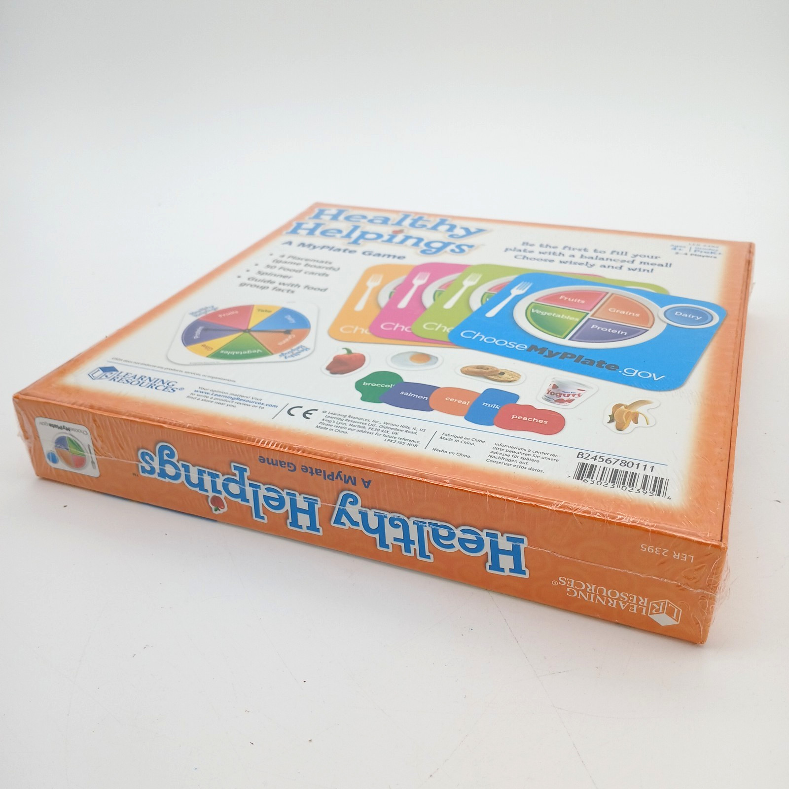 Learning Resources Healthy Helpings My Plate Game Kids Nutrition LER2395 Sealed