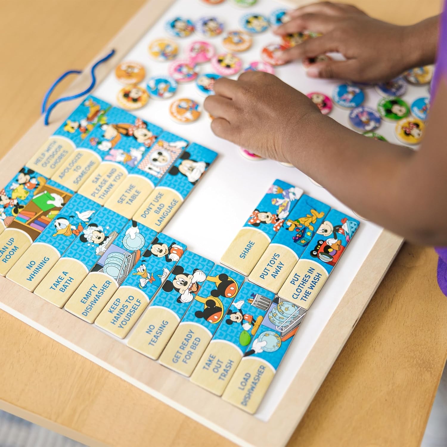 Mickey Mouse Clubhouse My Magnetic Responsibility Chart Toddler Routine Kids