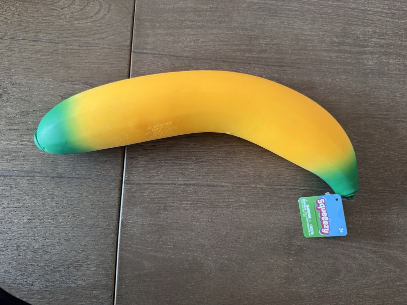 Sunny Days Squeezy Banana Yellow Squishy Toy TikTok Stress Relief Sensory Fun