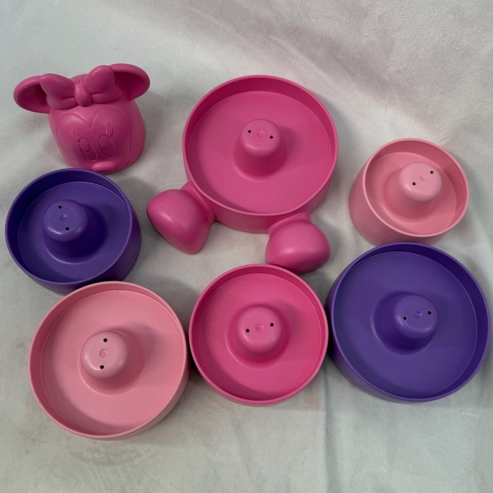Green toys Minnie Mouse Pink Stacking Nesting Cups Toy