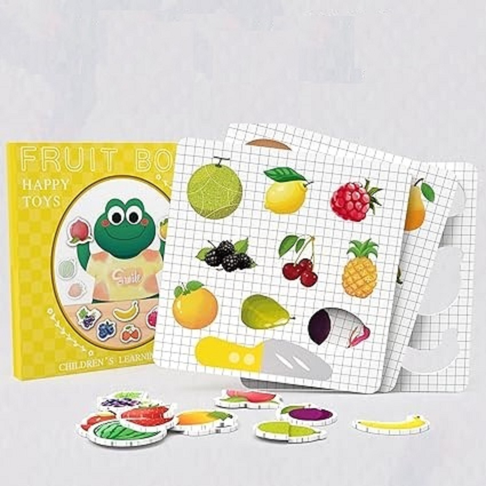 Pre-school Colorful Learning Magnetic Game Puzzle Book Compact and Lightweight