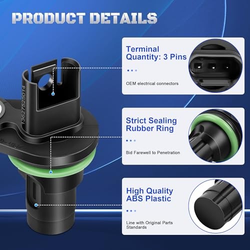 Set of 2 Camshaft Position Sensor Compatible with BMW 128i 135i 325i 328i 330i