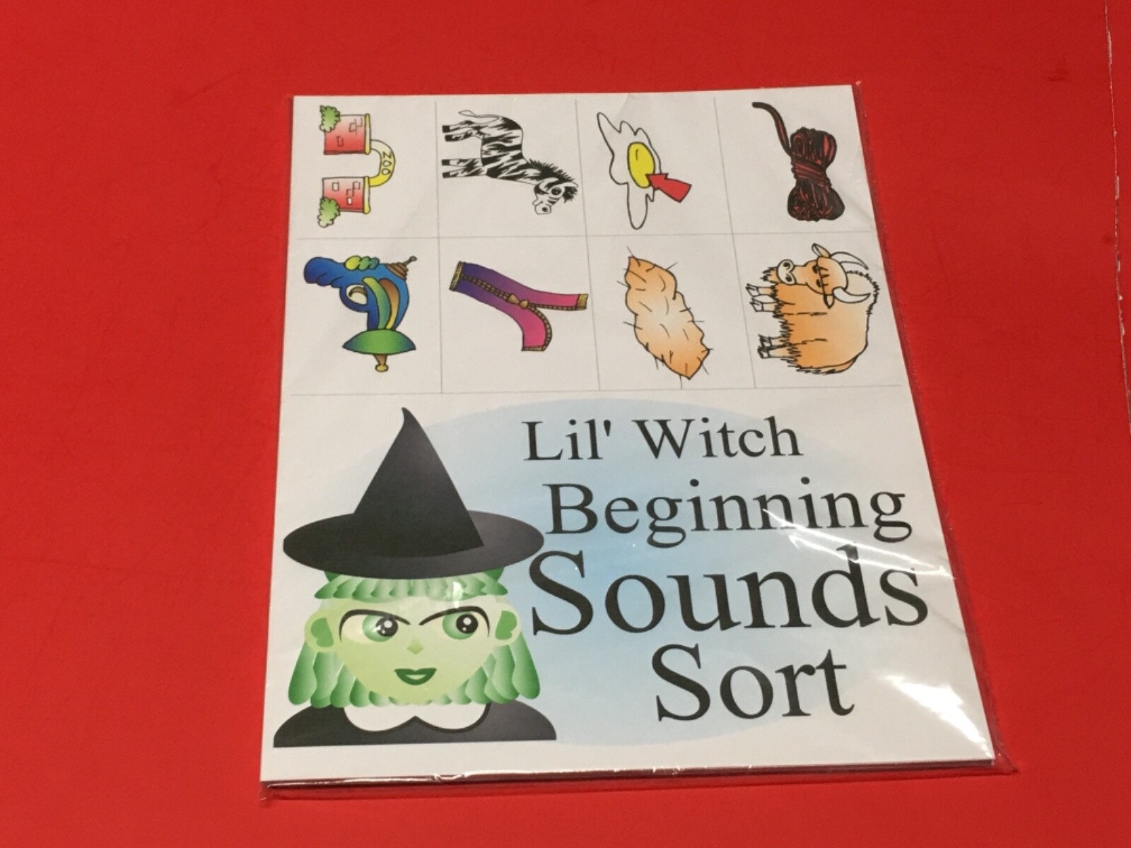 Lil’ Witch’s Beginning Sound Sort – DIY PRINTED KIT