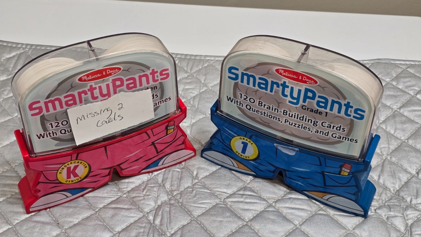 Melissa and Doug Smarty Pants Cards Lot of 2 – Kindergarten+1st Grade