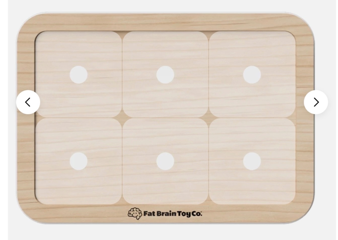PlayTab Modular Wooden Activity Board – Magnetic Base for Sensory Play Tabs