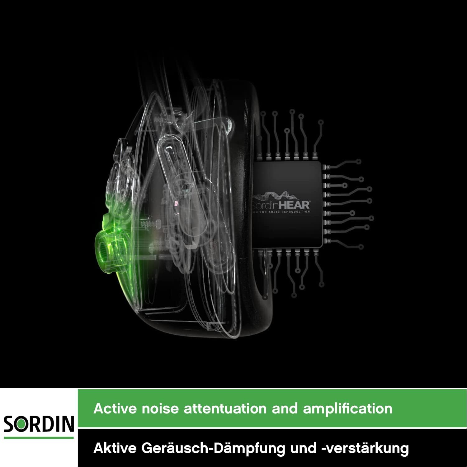 Sordin Supreme Pro-X Ear Defenders for Hunting & Shooting – Active & Electronic