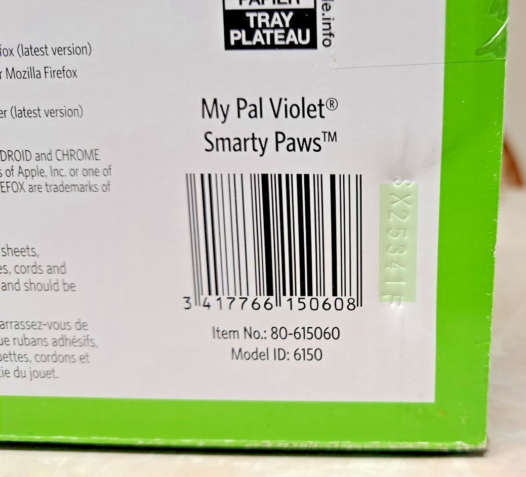 New LeapFrog My Pal Violet Smarty Paws – 40+ Songs & Phrases – Interactive Plush