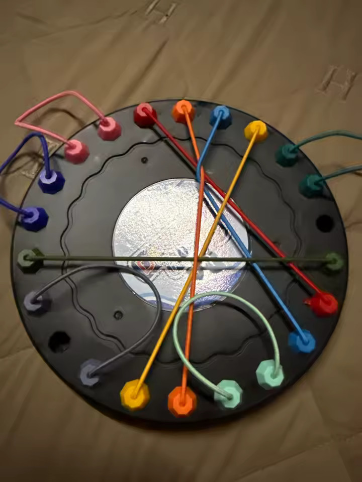 Rope Unraveling Challenge Board Game Educational Logic Toy for Kids
