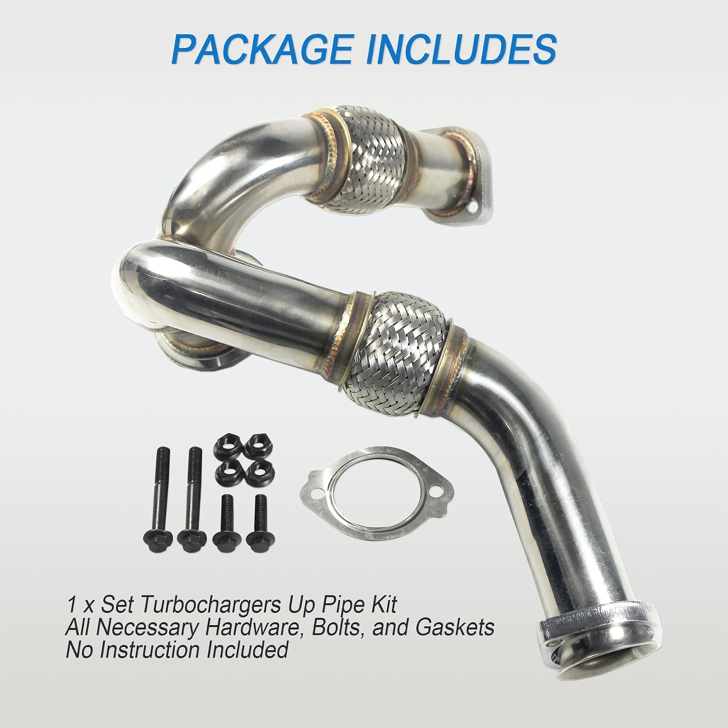 Ford 6.0L Turbo Y Pipe Up Pipe Kit JDMSPEED 5C3Z6K854CA