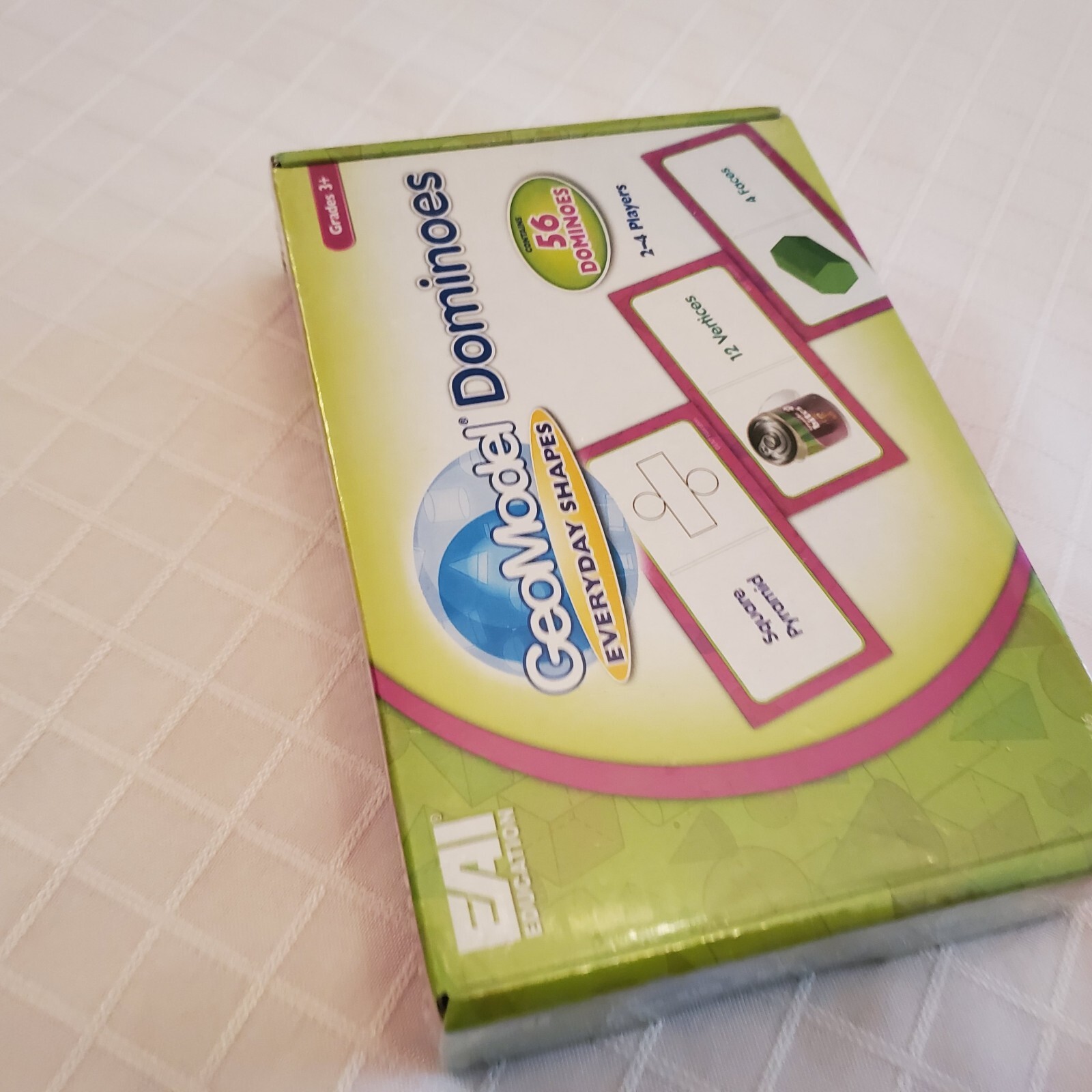 NEW Educational Eai Geomodel Dominoes School Learn Class 2014 3d Shapes Child