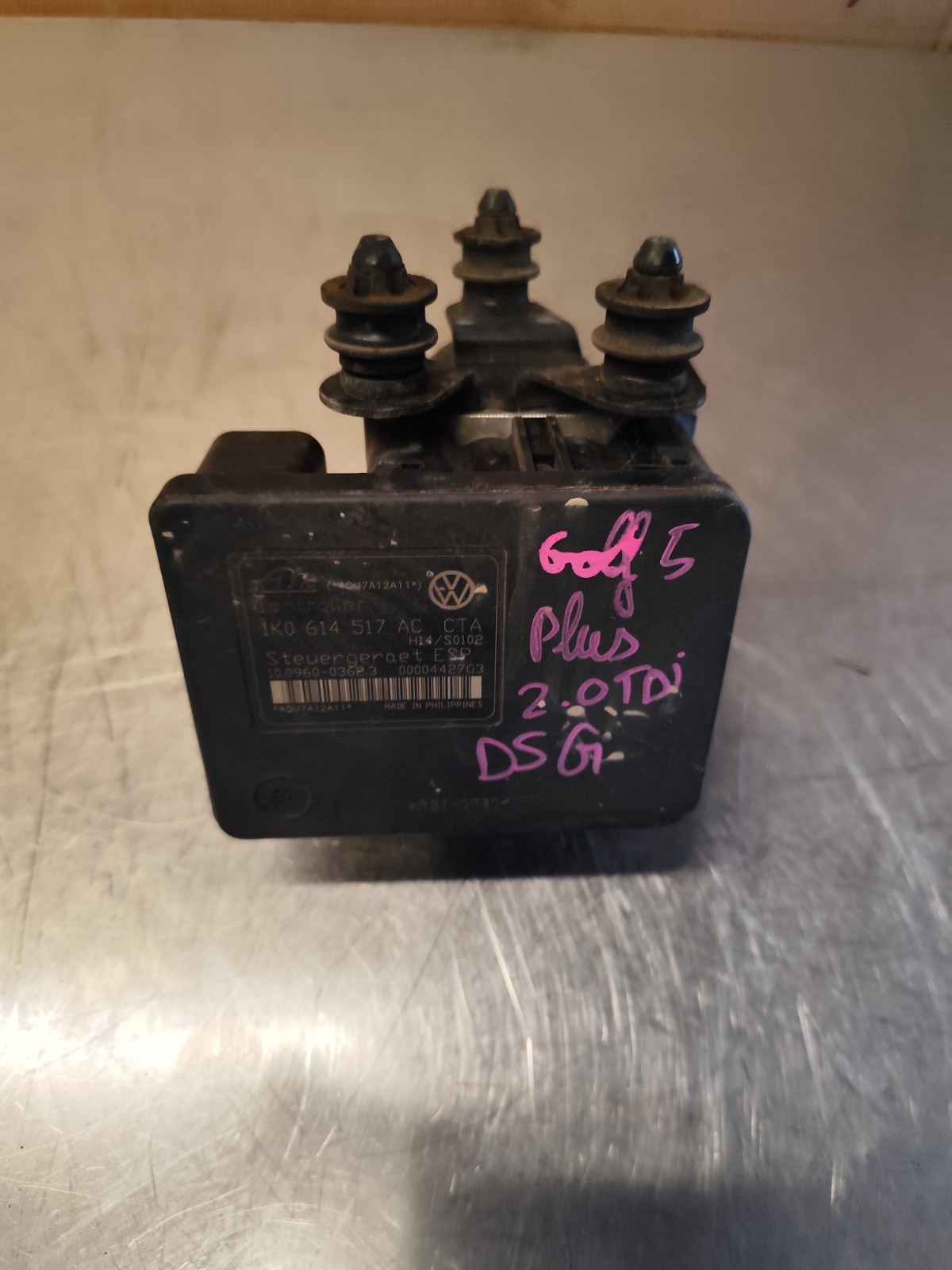 ABS BLOCK CASE VW VOLKSWAGEN GOLF 5+ 2.0 TDI 140CV DSG PH1 1K0614517AC