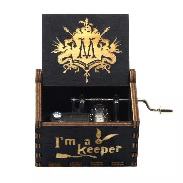 Harry Potter Vintage Music Box With Crank Tune From The Legendary Film