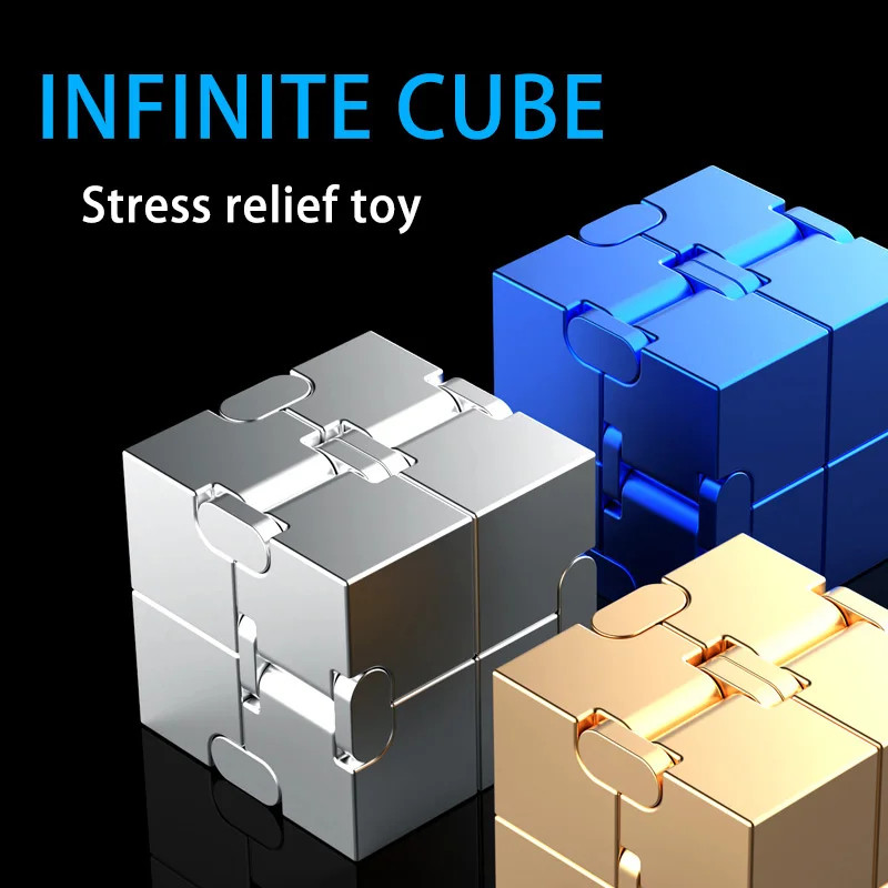 Magic Cube Infinity Stress Relief Toy Portable Decompression Toy for Kids Adults