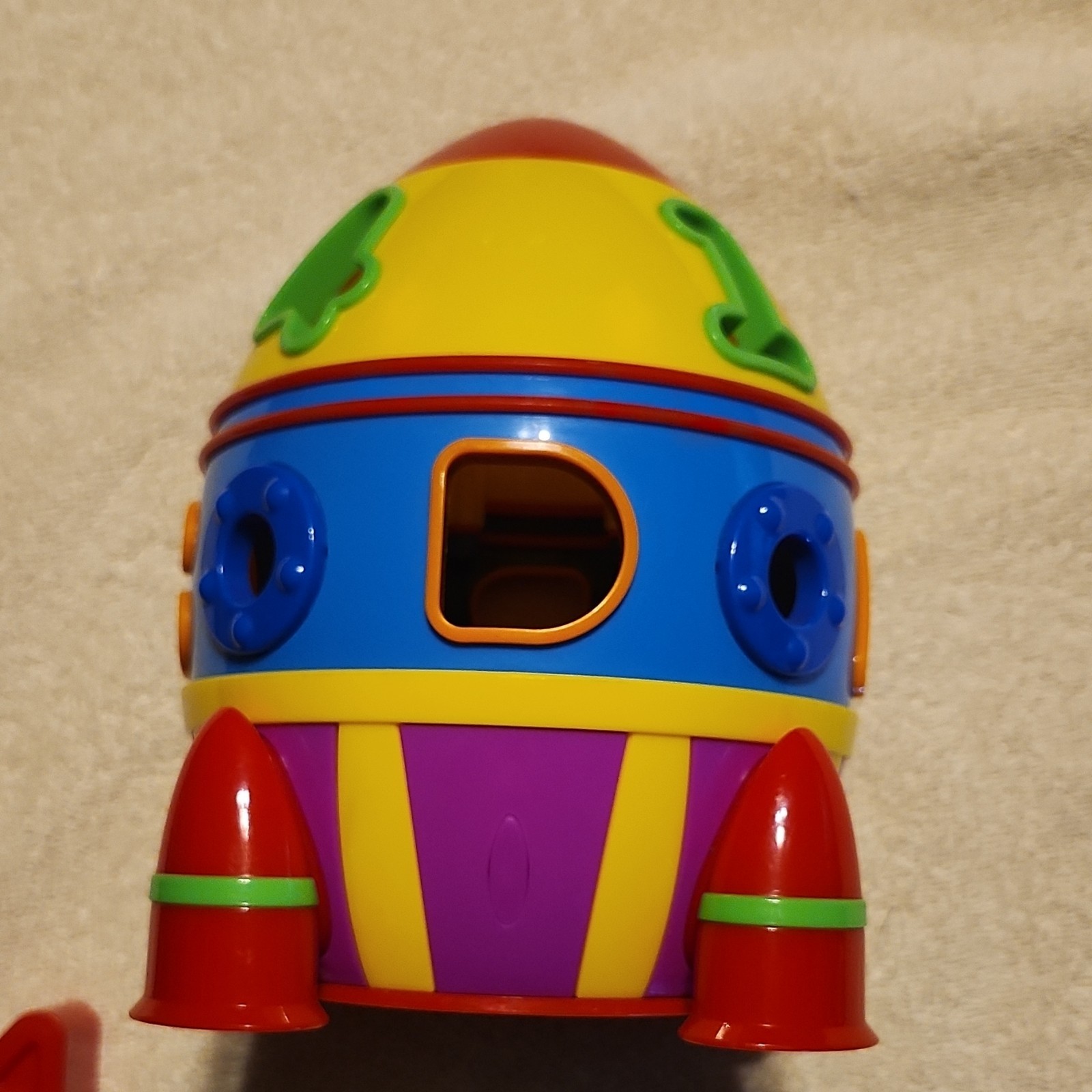 The Early Learning Journey Rocket Shape Sorter Alphabet & Numbers