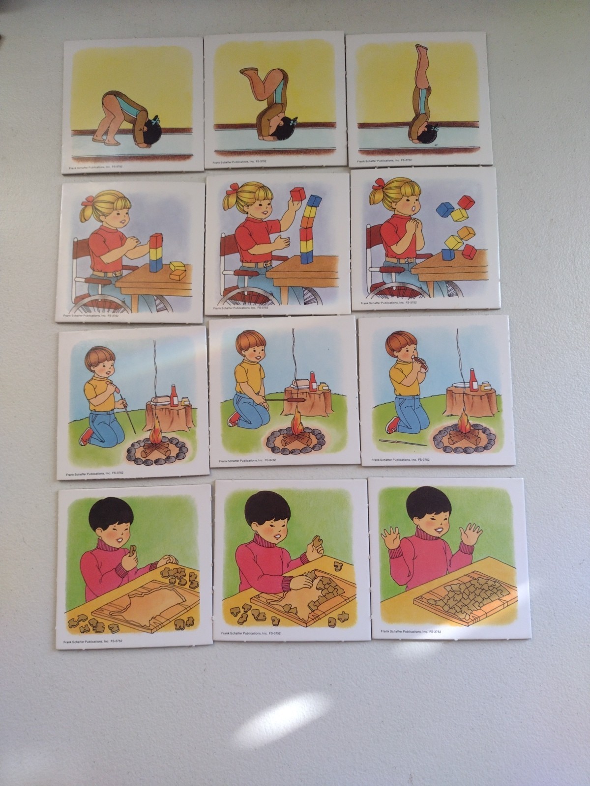 Frank Schaffer 3-Scene Sequencing Cards 16 Sets FS-3752 1998 complete Ages 3-6