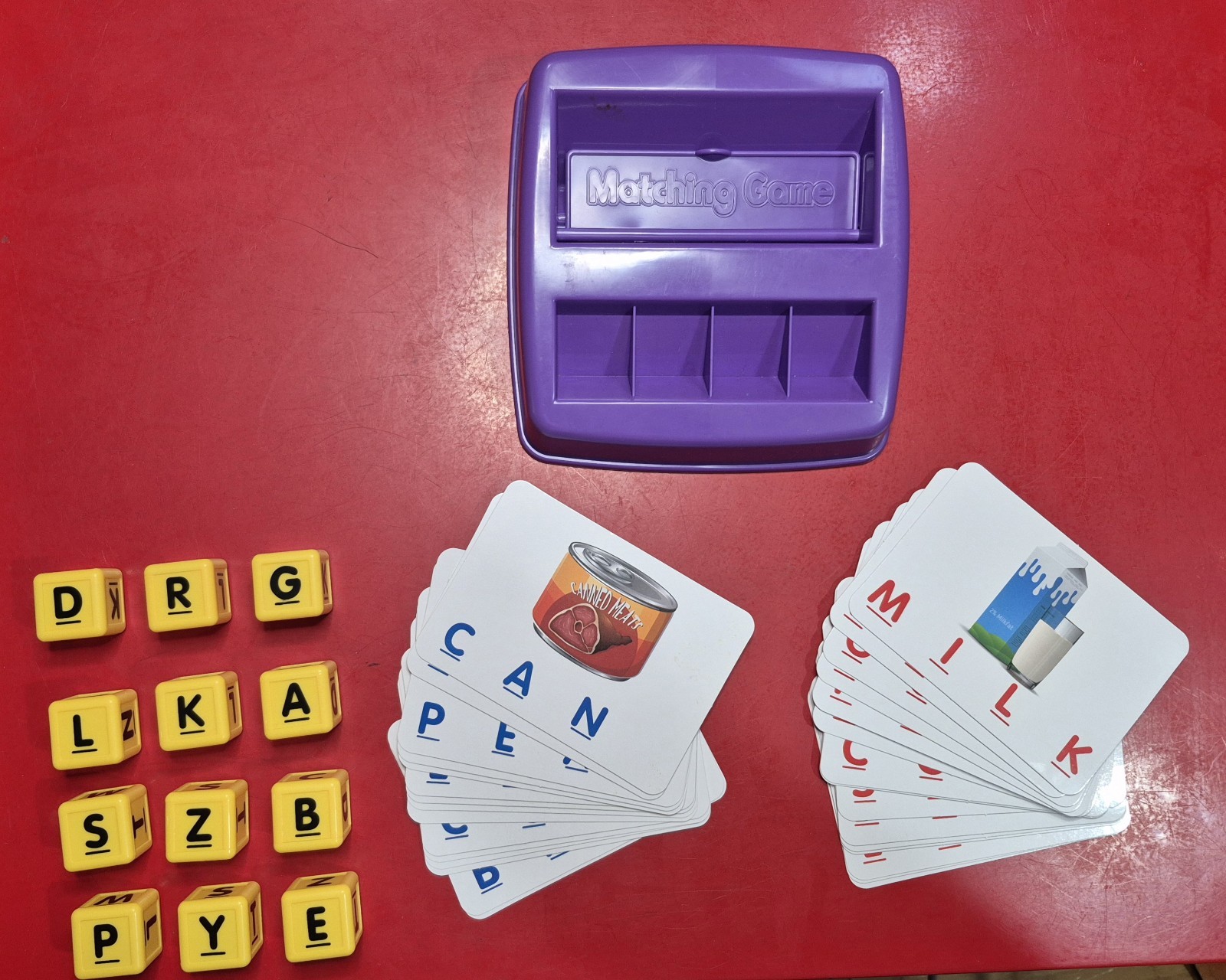 Educational Let’s Go Matching Letter Game for Preschool – Ages 3+ – Box set