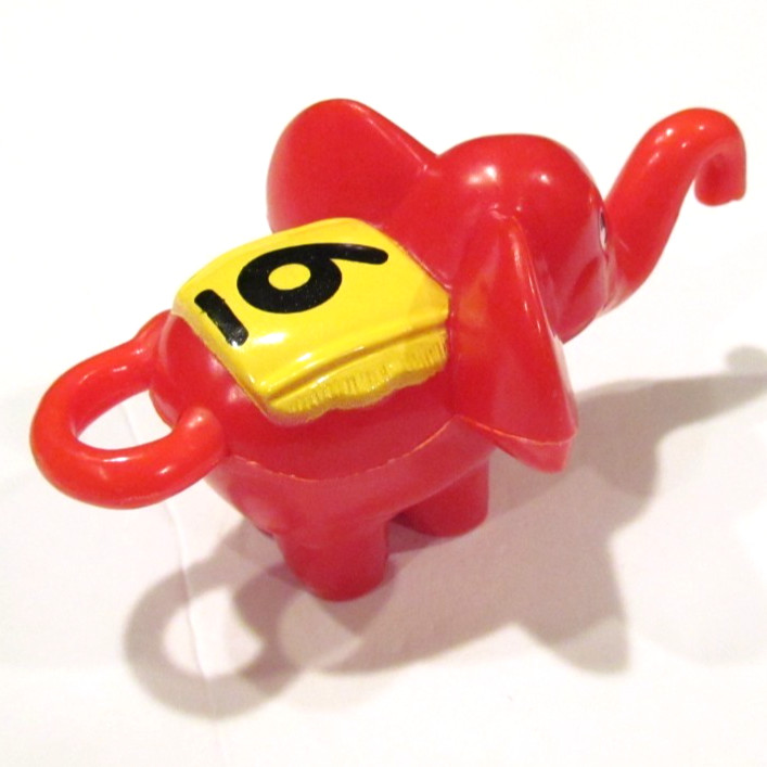 Learning Resources Snap and Learn Numbers Replacement Red Elephant 6 Counting