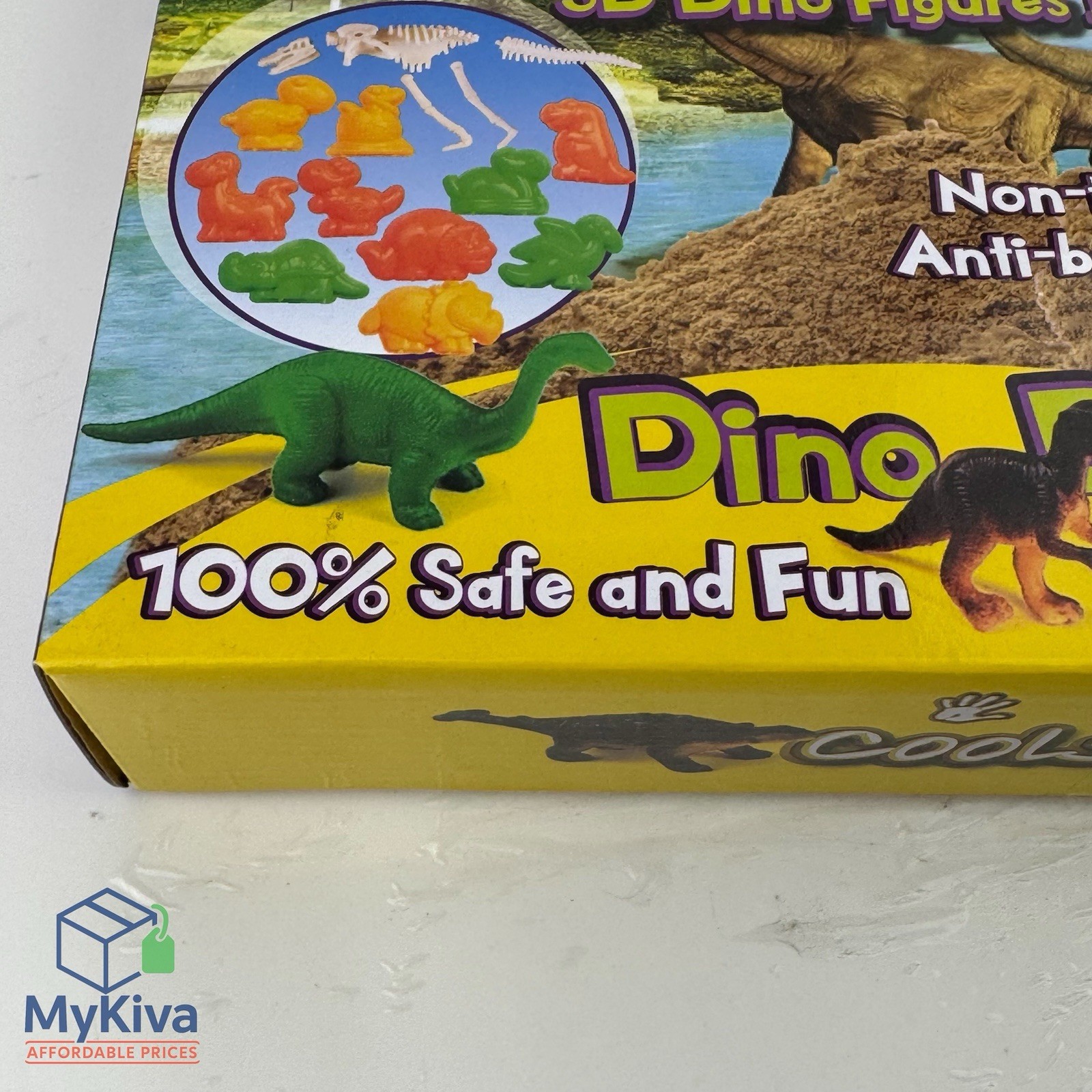CoolSand moldable sand dino discovery set 3D dinosaur figures kids toy