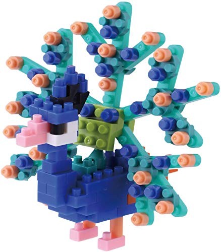 Nanoblock Peacock Building Kit From Japan
