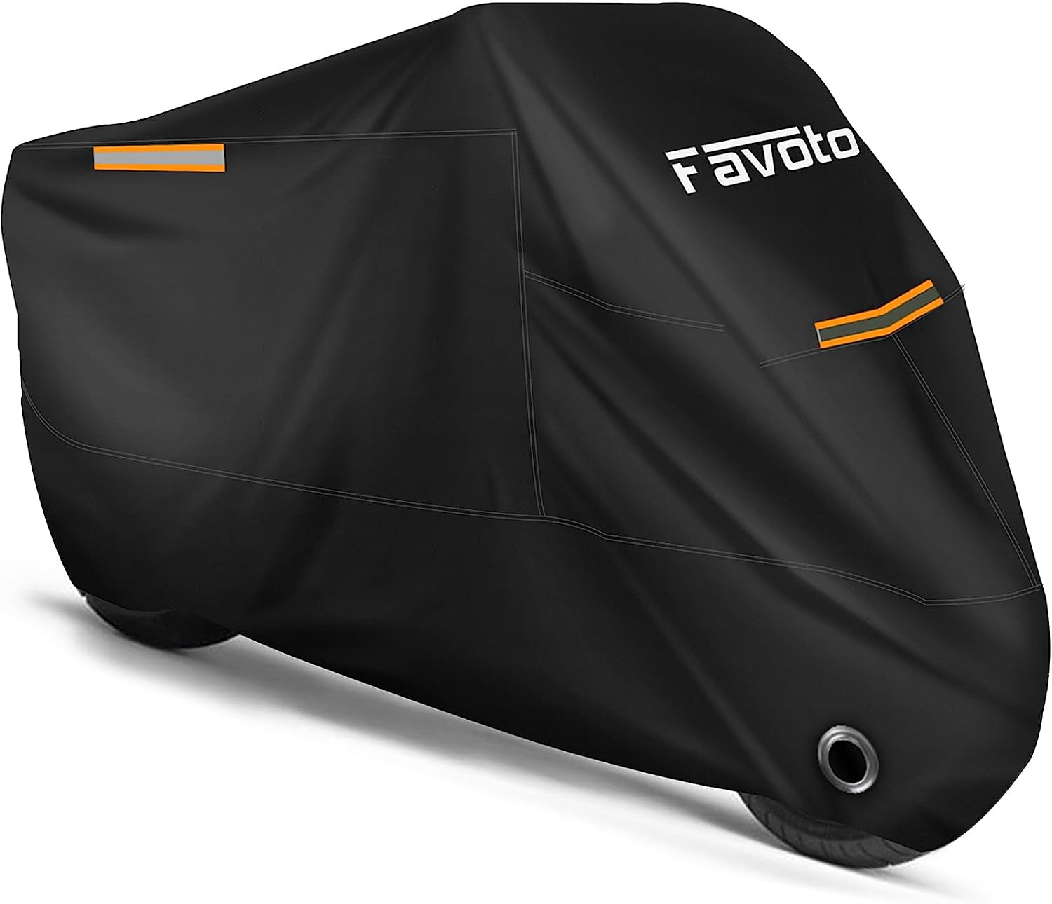 Cubierta de motocicleta raya reflectante impermeable al aire libre