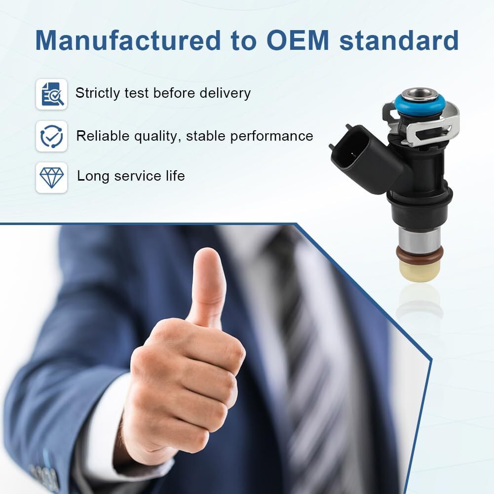 Fuel Injectors Compatible with Chevy Silverado&GMC Sierra 1500 2500 3500 Tahoe