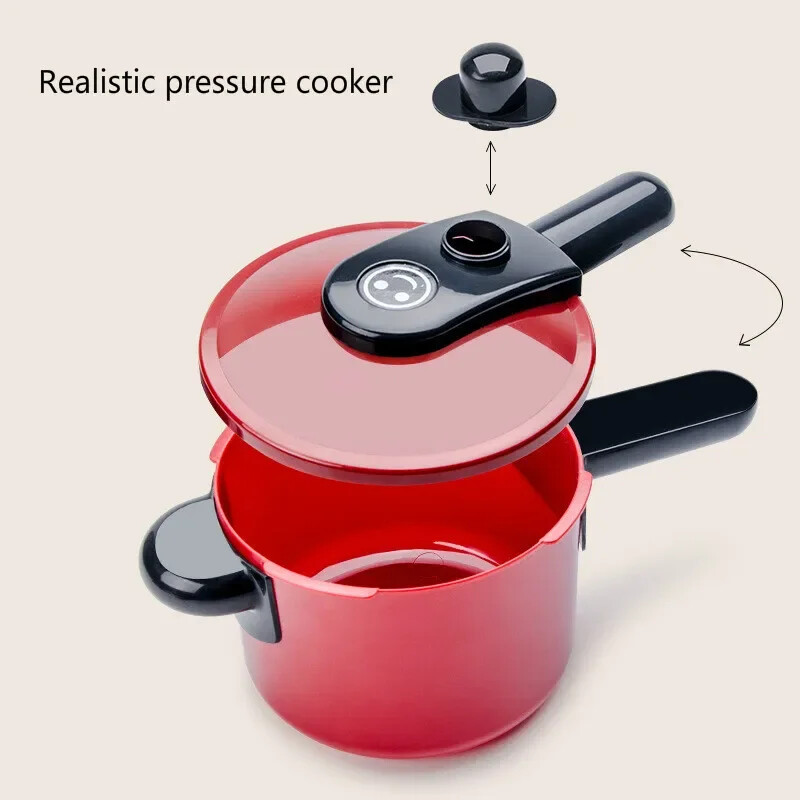Set For Kids Girl Cooking Kitchen Toy Baby Cutting Fruit Cooking Kitchen Utensil