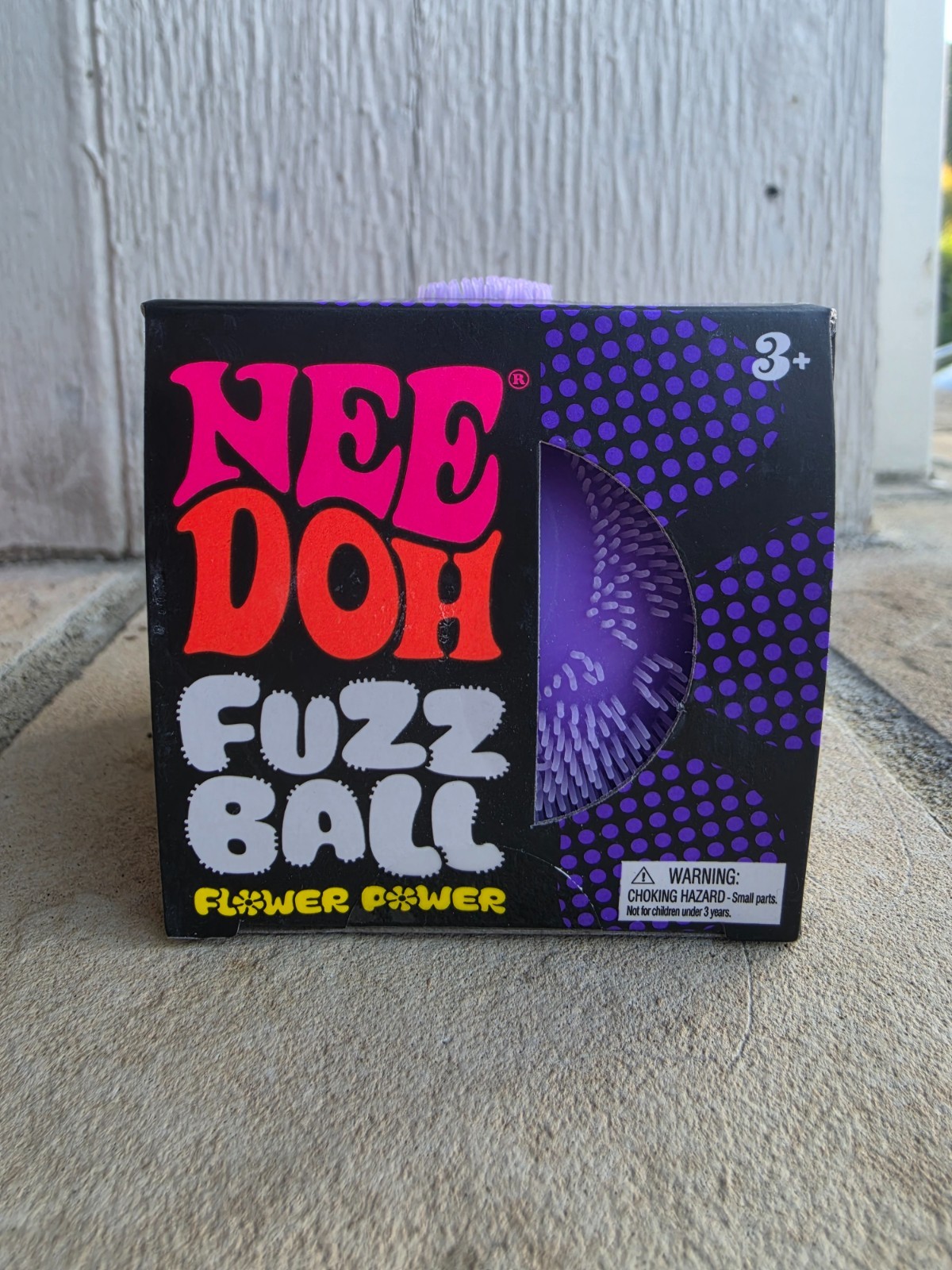 NeeDoh Fuzz Ball – Purple Flower Power