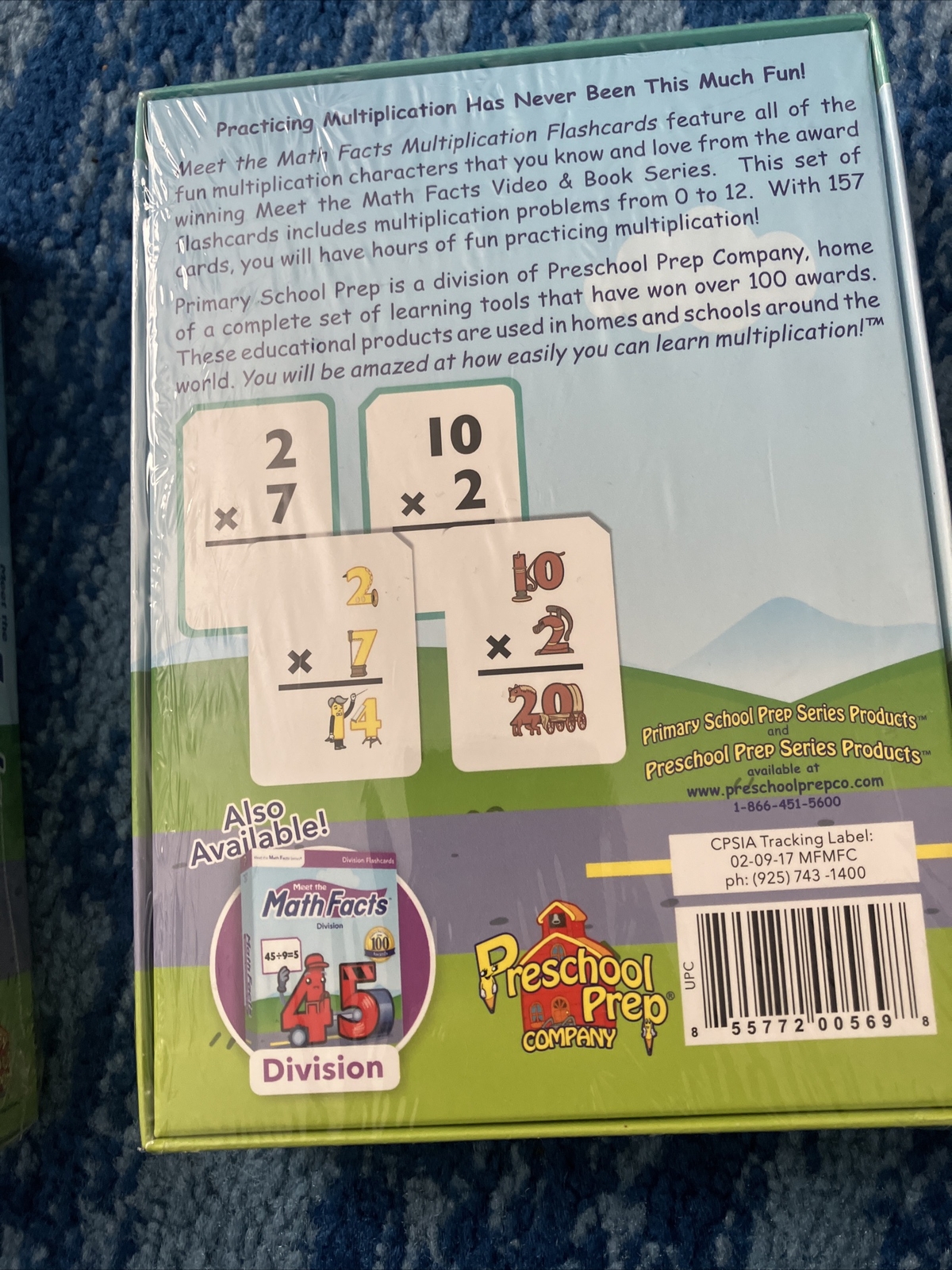 Meet The Math Facts Flashcards Multiplication And Division NEW/SEALED