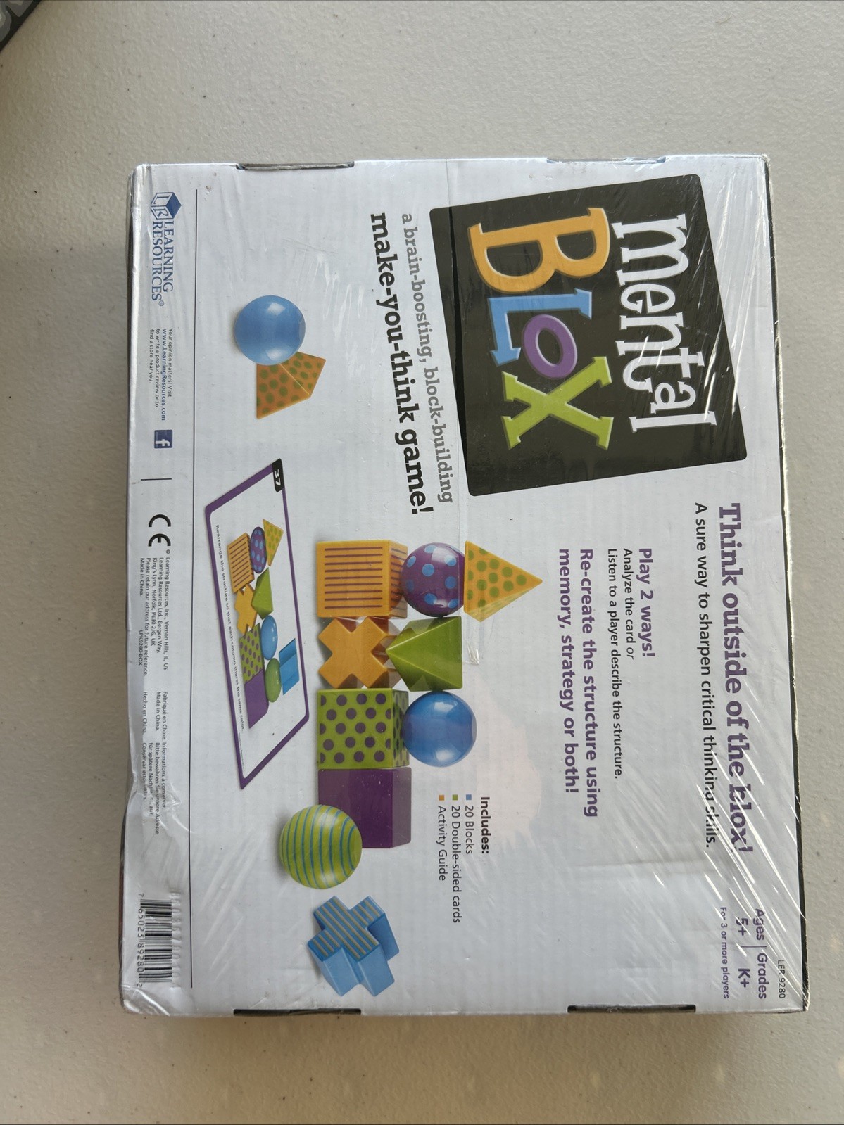 Learning Resources Mental Blox 360 Degree 3-D Building Game Toy STEM For Kids